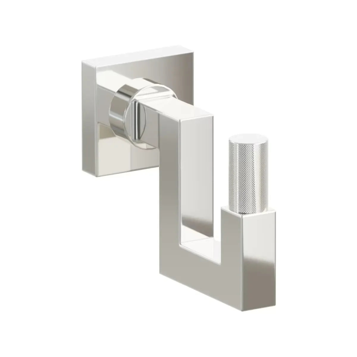 EmtekEmtek Select Square Stem with Knurled Tip U Hook with Small Square Rosette in 