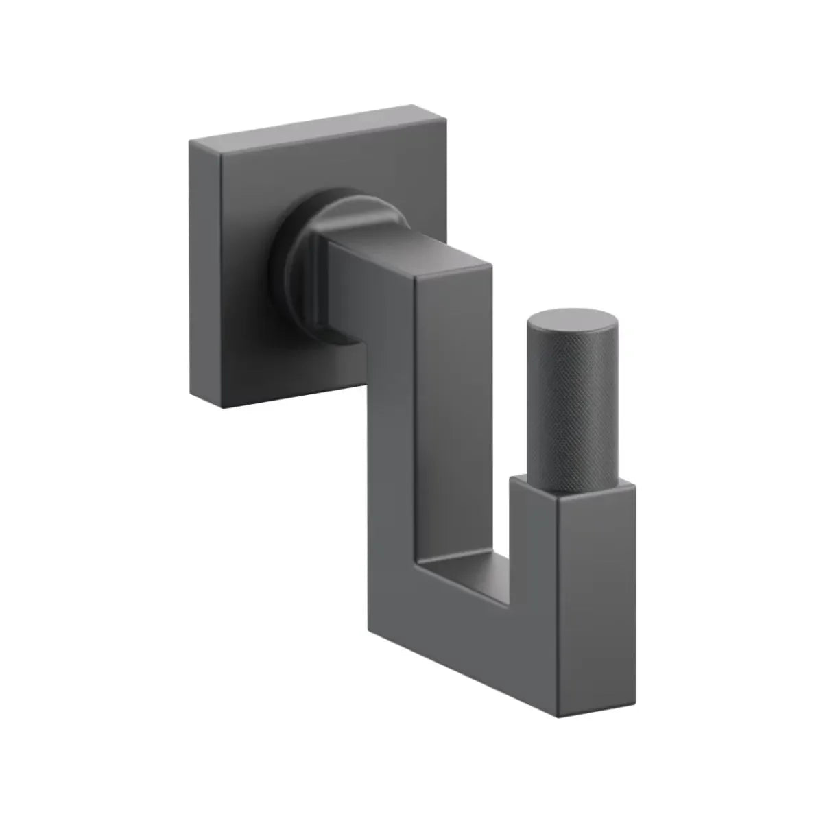 EmtekEmtek Select Square Stem with Knurled Tip U Hook with Small Square Rosette in 