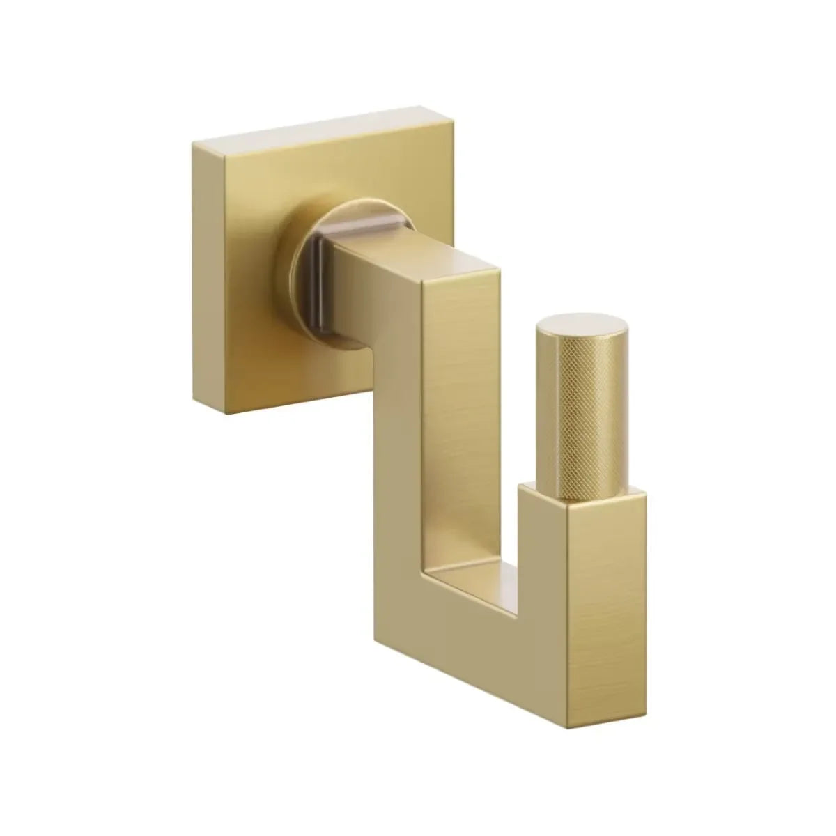 EmtekEmtek Select Square Stem with Knurled Tip U Hook with Small Square Rosette in 