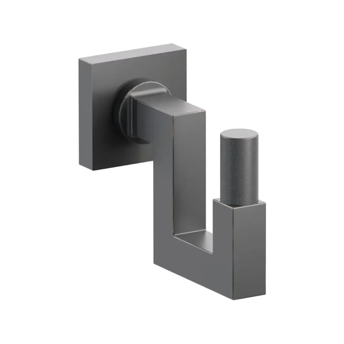 EmtekEmtek Select Square Stem with Knurled Tip U Hook with Small Square Rosette in 