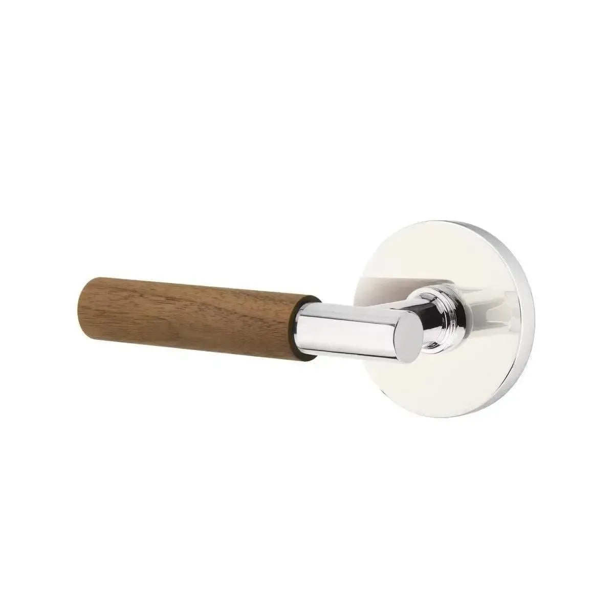 Emtek Select T-Bar Dark Walnut Lever with Disk Rosette in finish