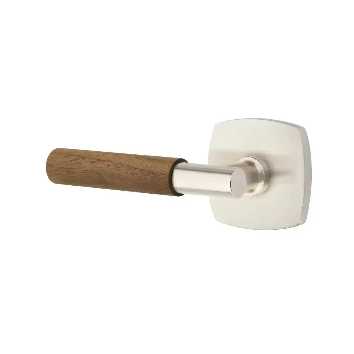 Emtek Select T-Bar Dark Walnut Lever with Urban Modern Rosette in finish