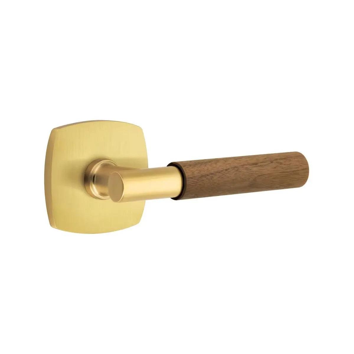 EmtekEmtek Select T-Bar Dark Walnut Lever with Urban Modern Rosette in 