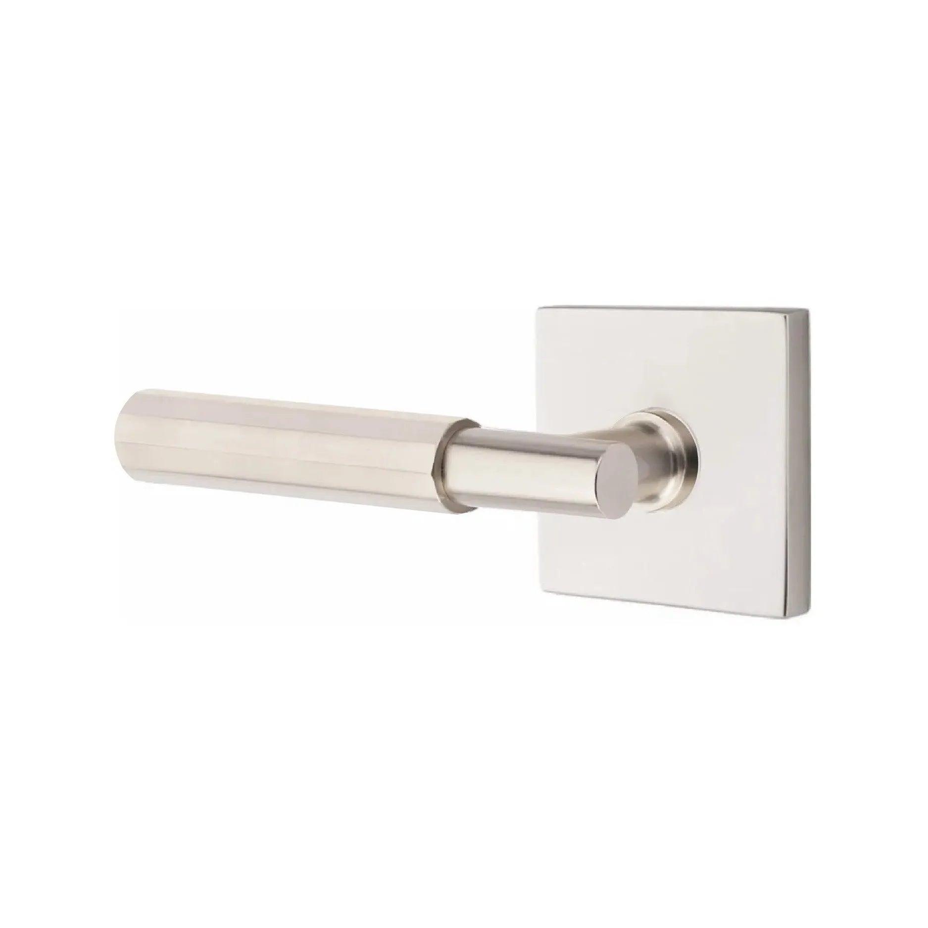 Emtek Select T-Bar Faceted Lever with Square Rosette 
