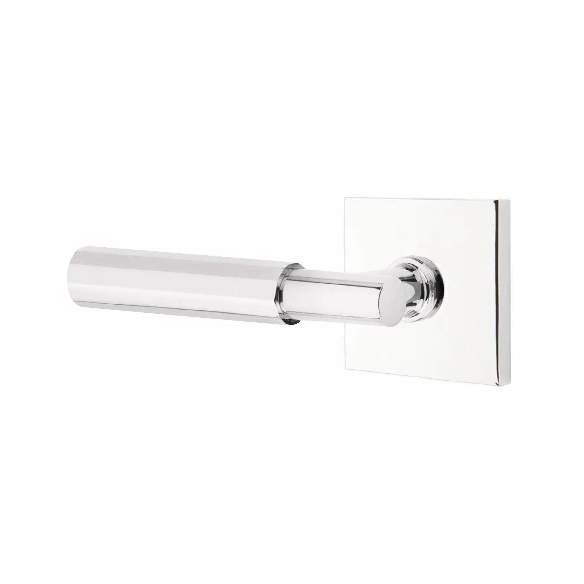 Emtek Select T-Bar Faceted Lever with Square Rosette 