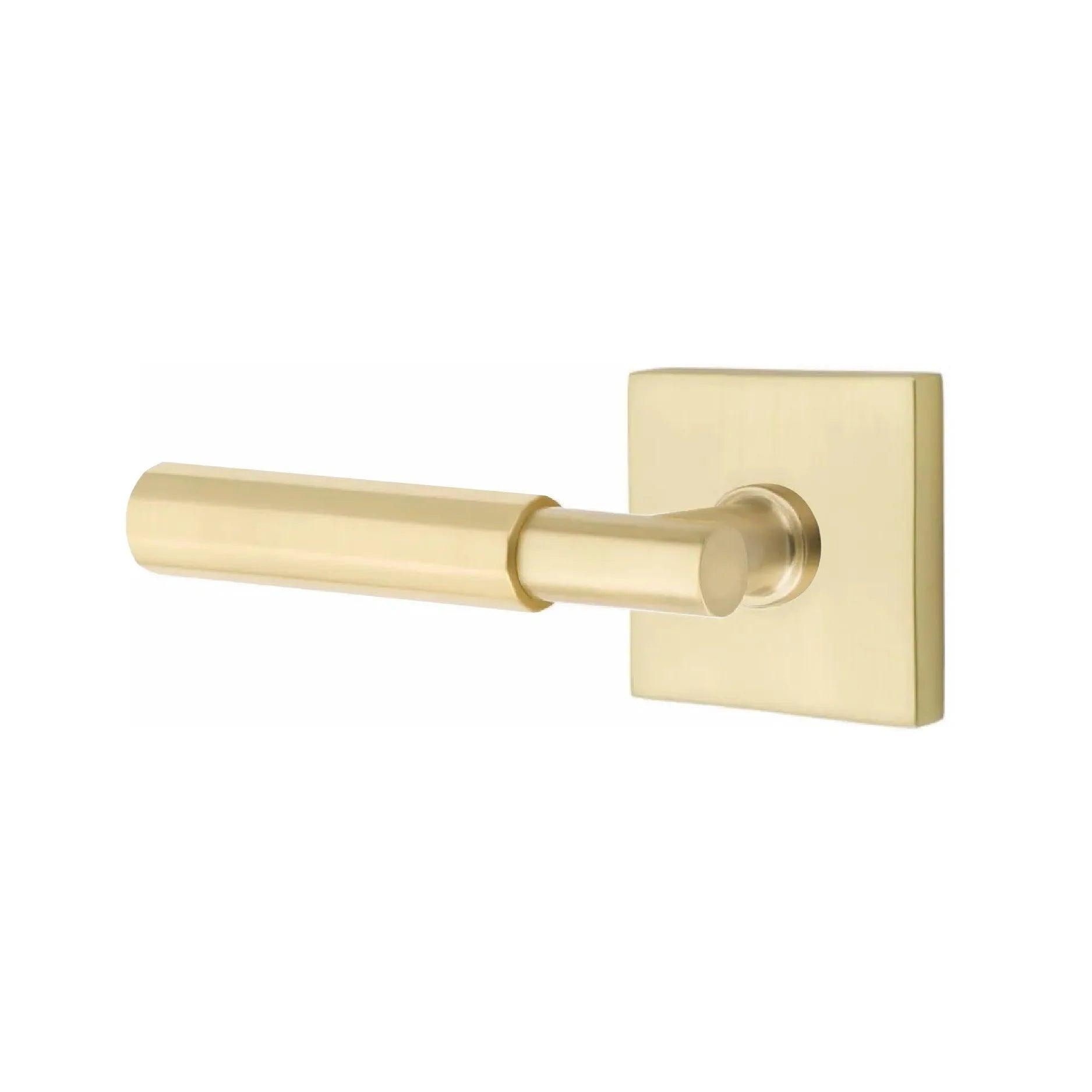Emtek Select T-Bar Faceted Lever with Square Rosette 