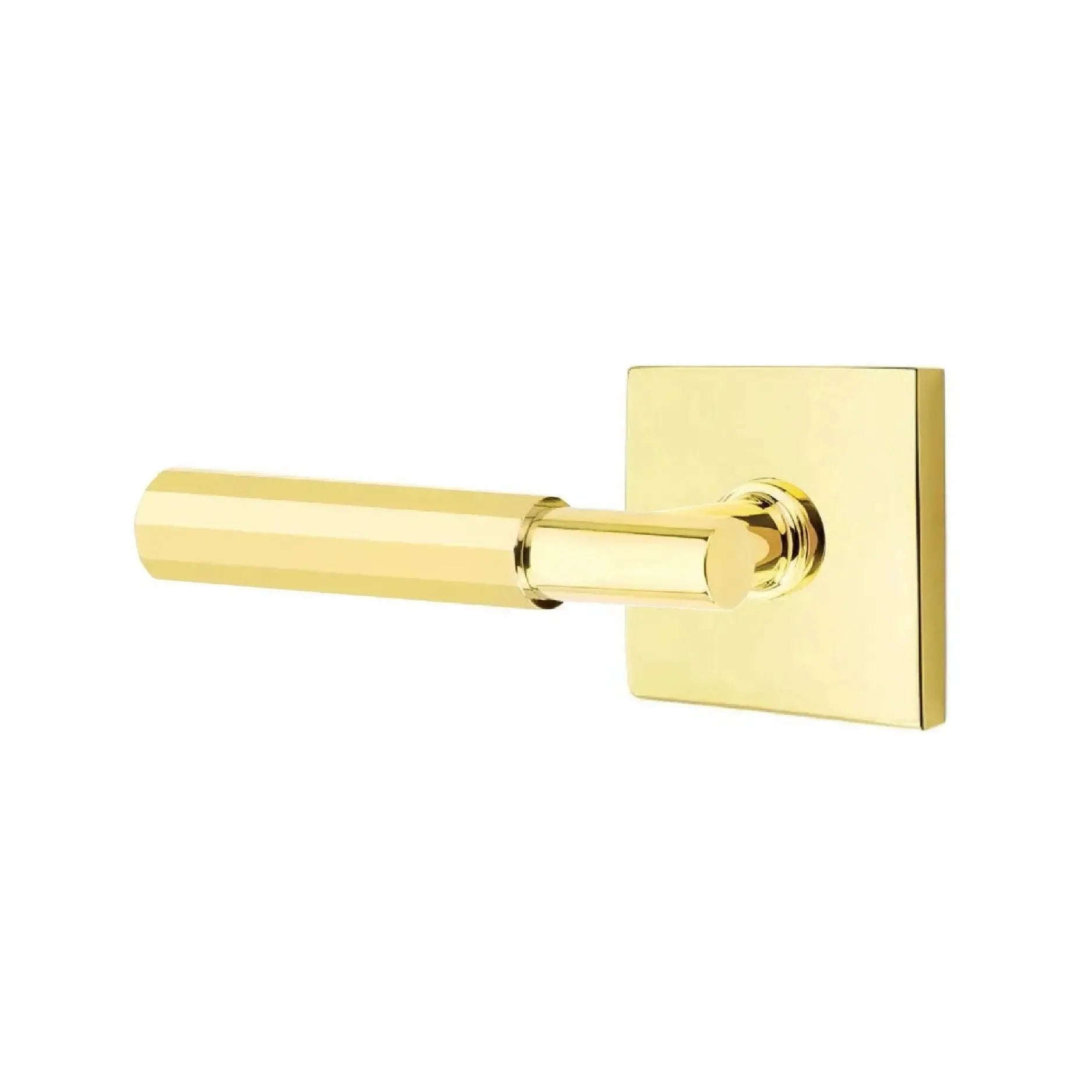 EmtekEmtek Select T-Bar Faceted Lever with Square Rosette in 