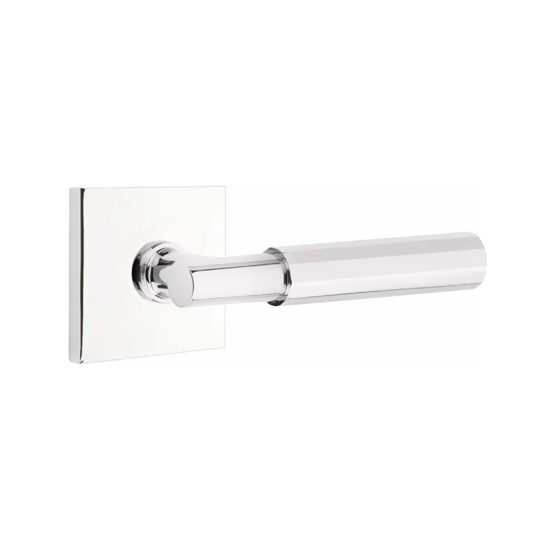 Emtek Select T-Bar Faceted Lever with Square Rosette 