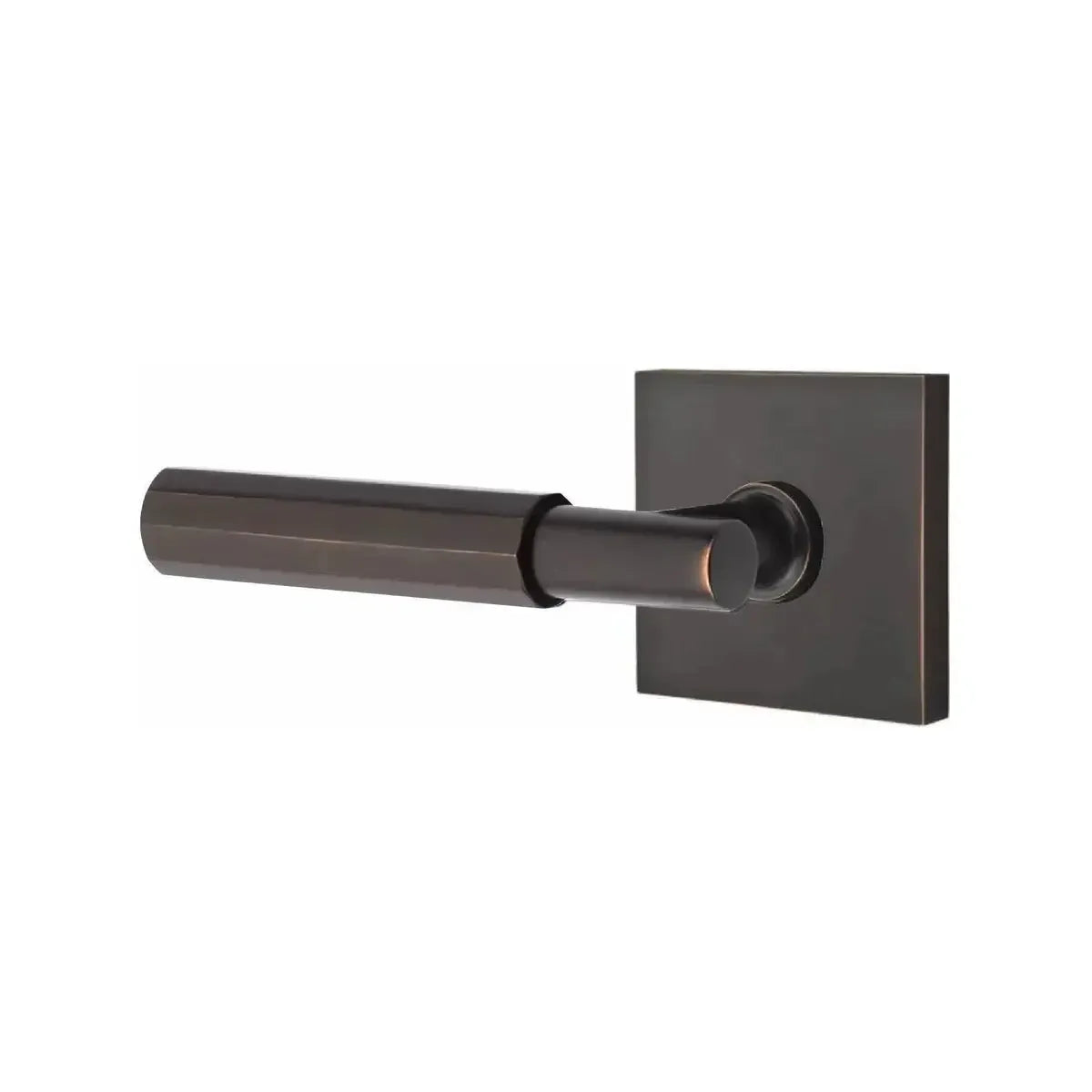 EmtekEmtek Select T-Bar Faceted Lever with Square Rosette in 
