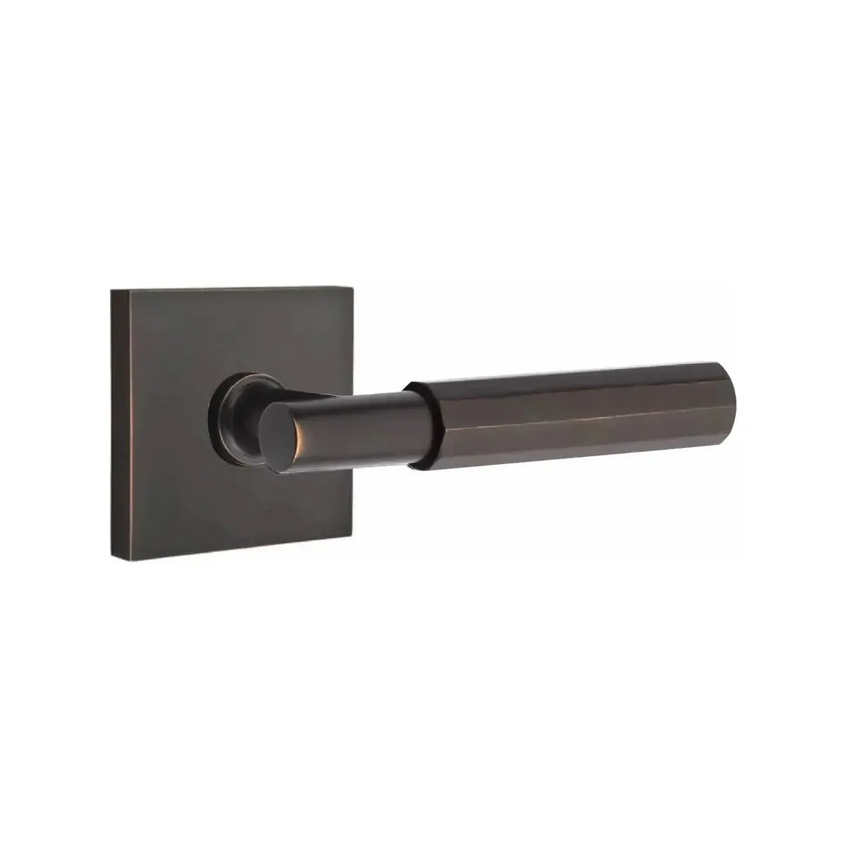 EmtekEmtek Select T-Bar Faceted Lever with Square Rosette in 