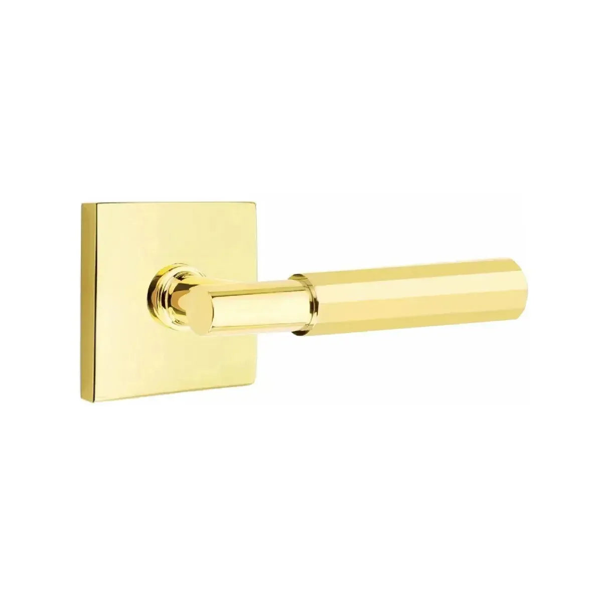 EmtekEmtek Select T-Bar Faceted Lever with Square Rosette in 