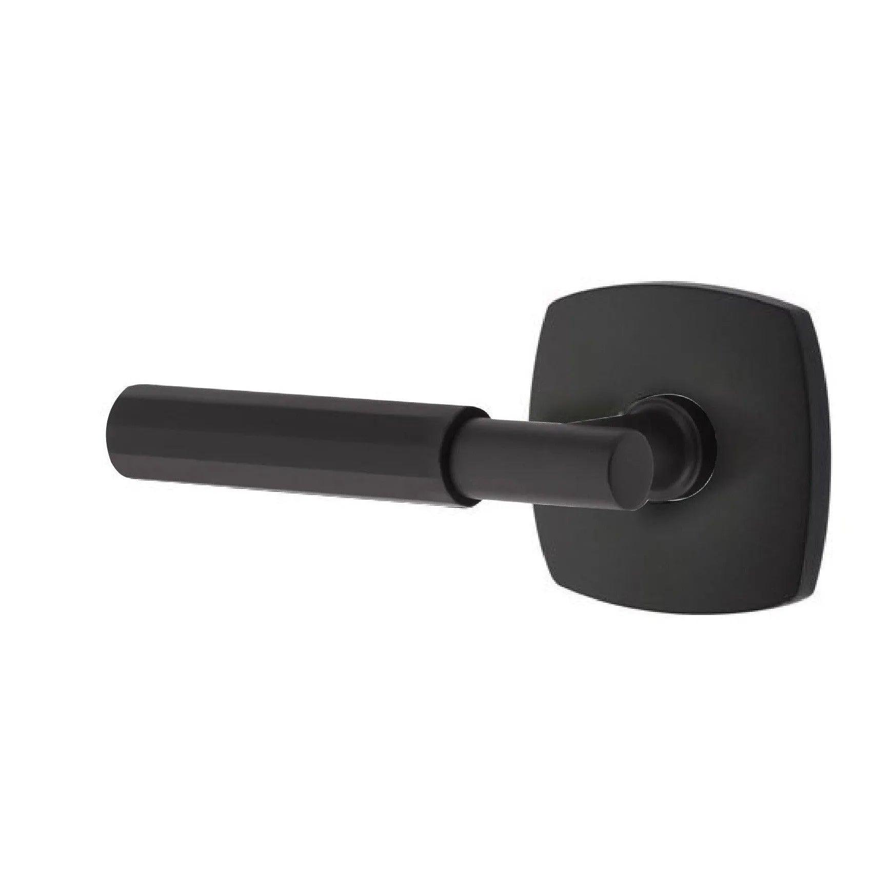 Emtek Select T-Bar Faceted Lever with Urban Modern Rosette 