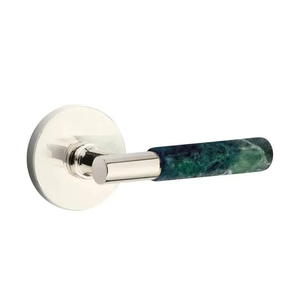 EmtekEmtek Select T-Bar Green Marble Lever with Disk Rosette in 