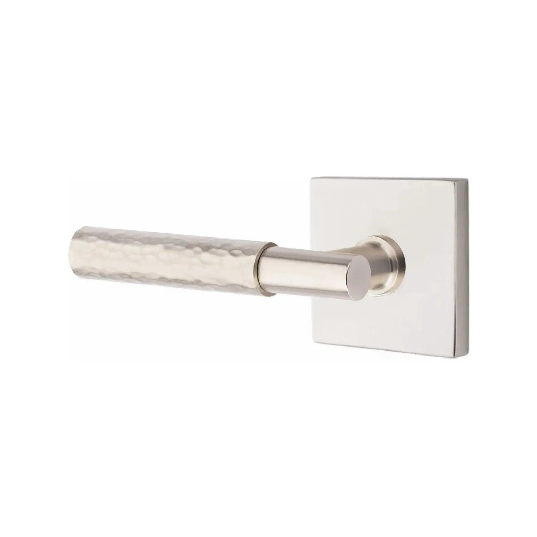 Emtek Select T-Bar Hammered Lever with Square Rosette 