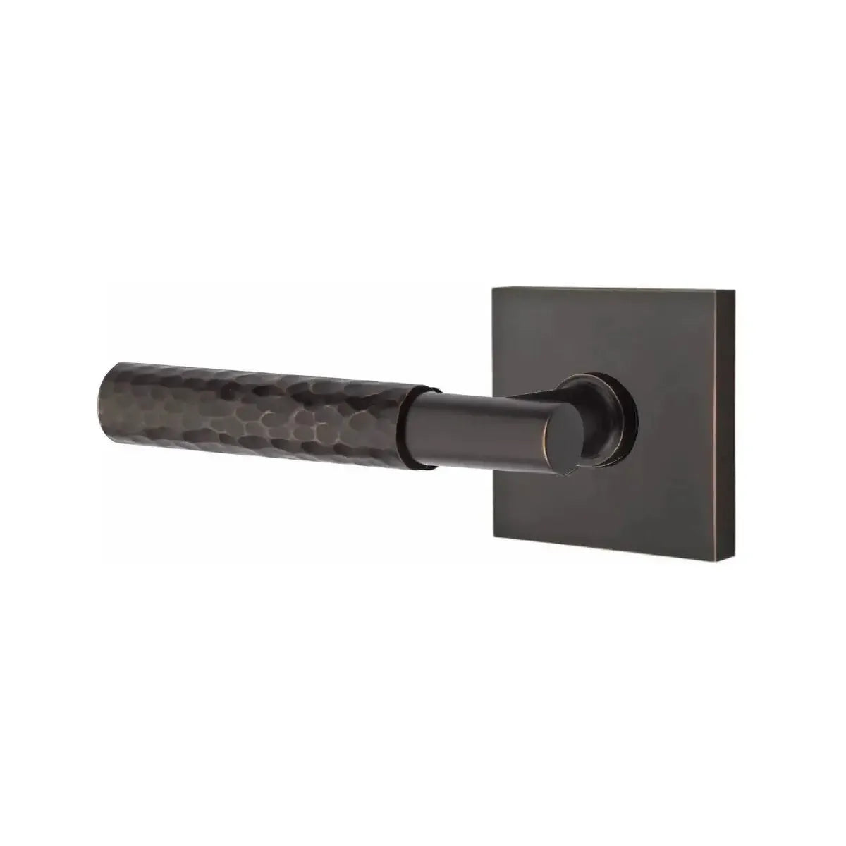 EmtekEmtek Select T-Bar Hammered Lever with Square Rosette in 