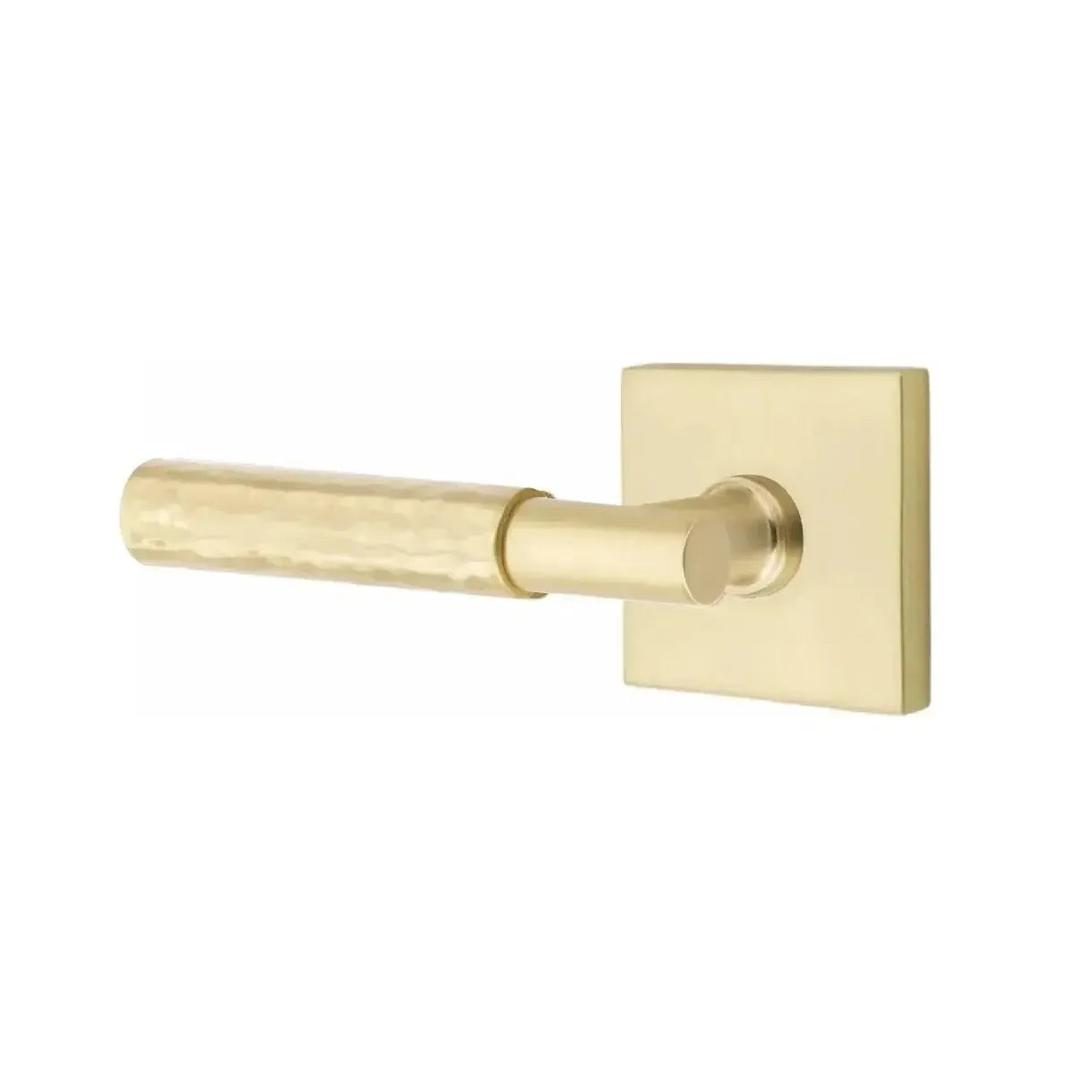 EmtekEmtek Select T-Bar Hammered Lever with Square Rosette in 