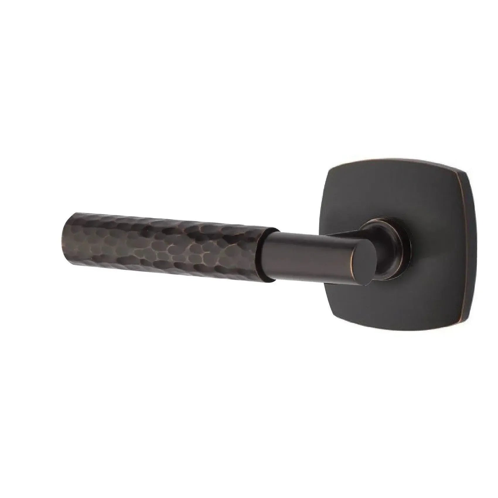 EmtekEmtek Select T-Bar Hammered Lever with Urban Modern Rosette in 