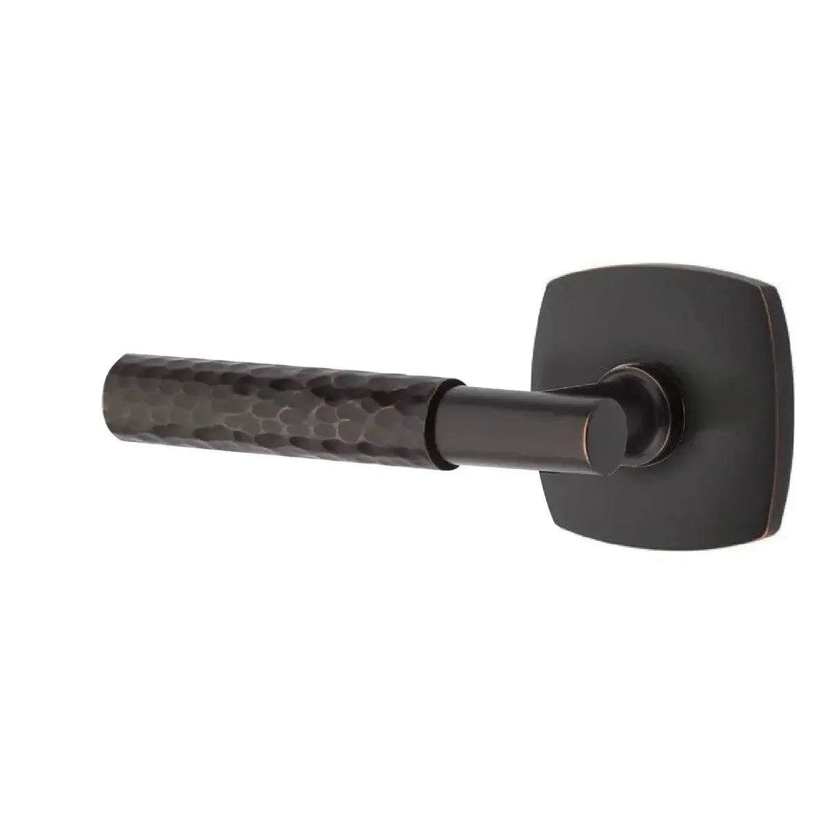 EmtekEmtek Select T-Bar Hammered Lever with Urban Modern Rosette in 
