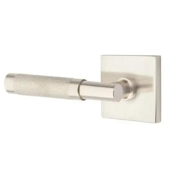 EmtekEmtek Select T-Bar Knurled Lever with Square Rosette in 