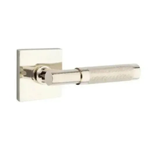 EmtekEmtek Select T-Bar Knurled Lever with Square Rosette in 