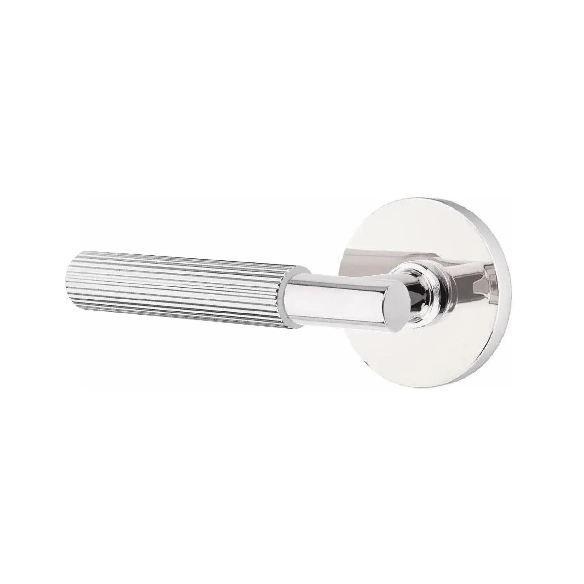EmtekEmtek Select T-Bar Straight Knurled Lever with Disk Rosette in 
