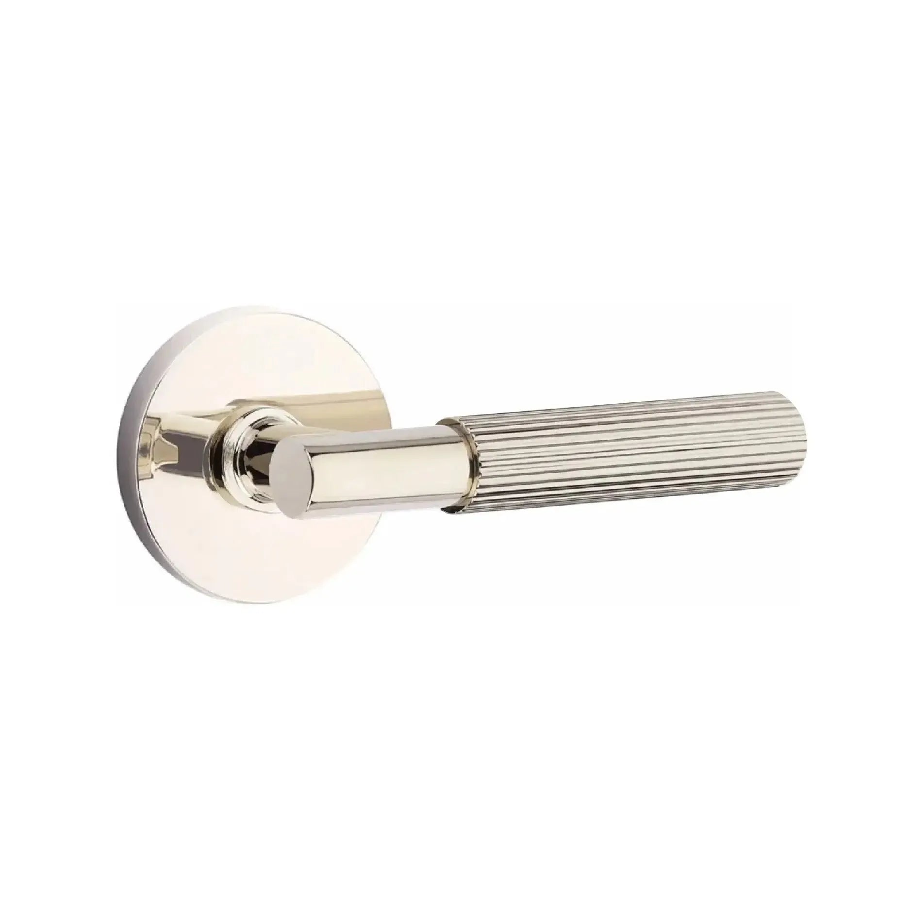 EmtekEmtek Select T-Bar Straight Knurled Lever with Disk Rosette in 