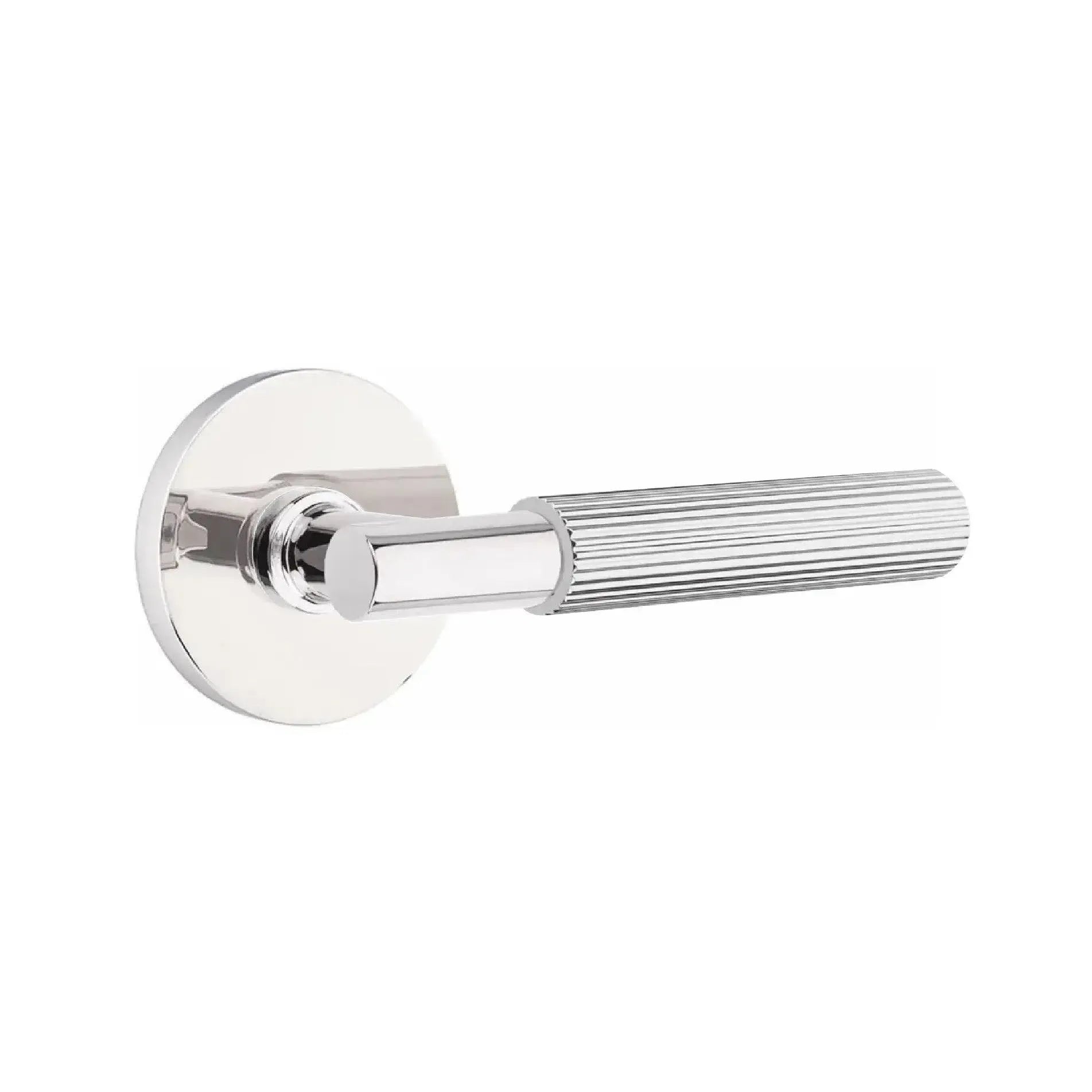 EmtekEmtek Select T-Bar Straight Knurled Lever with Disk Rosette in 