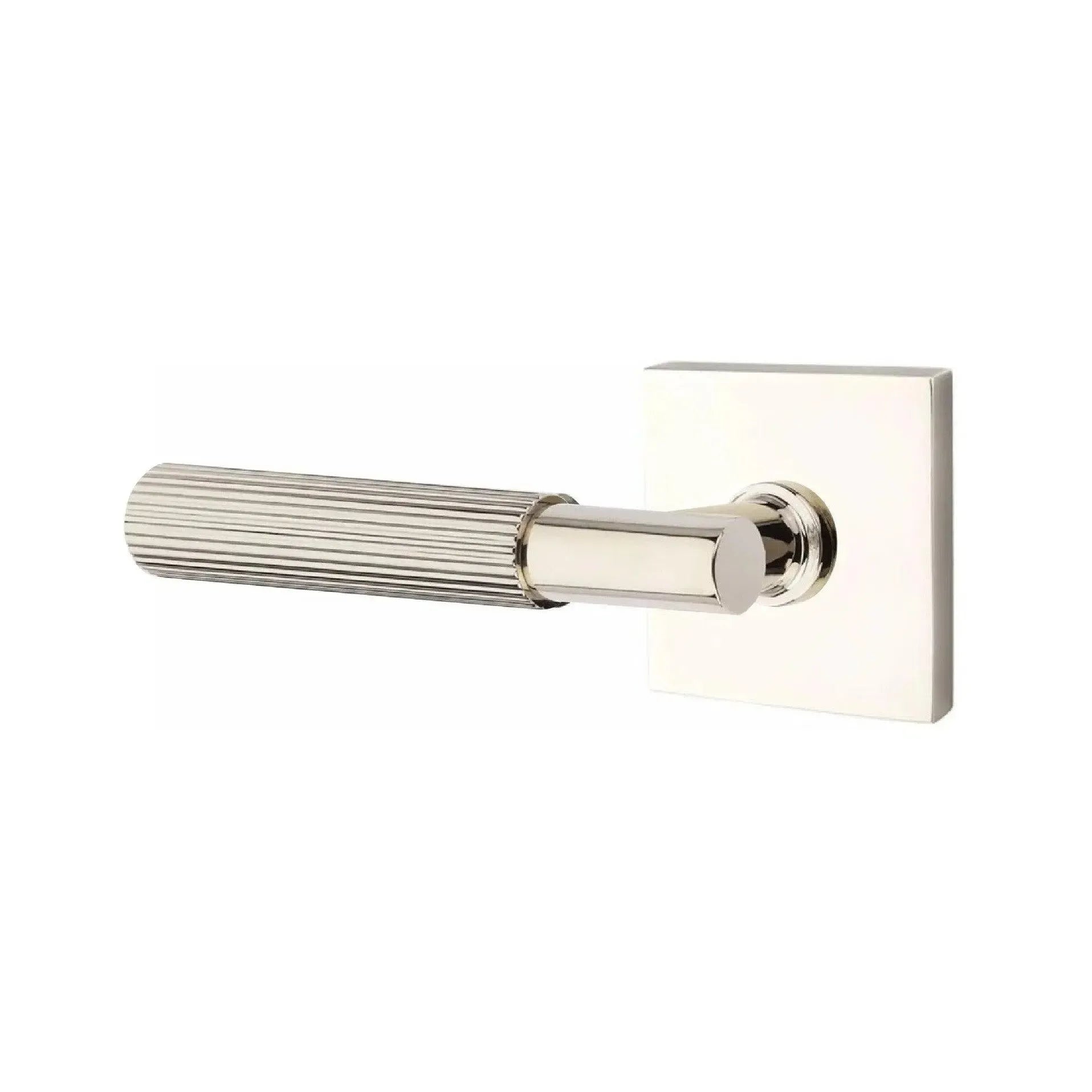 EmtekEmtek Select T-Bar Straight Knurled Lever with Square Rosette in 