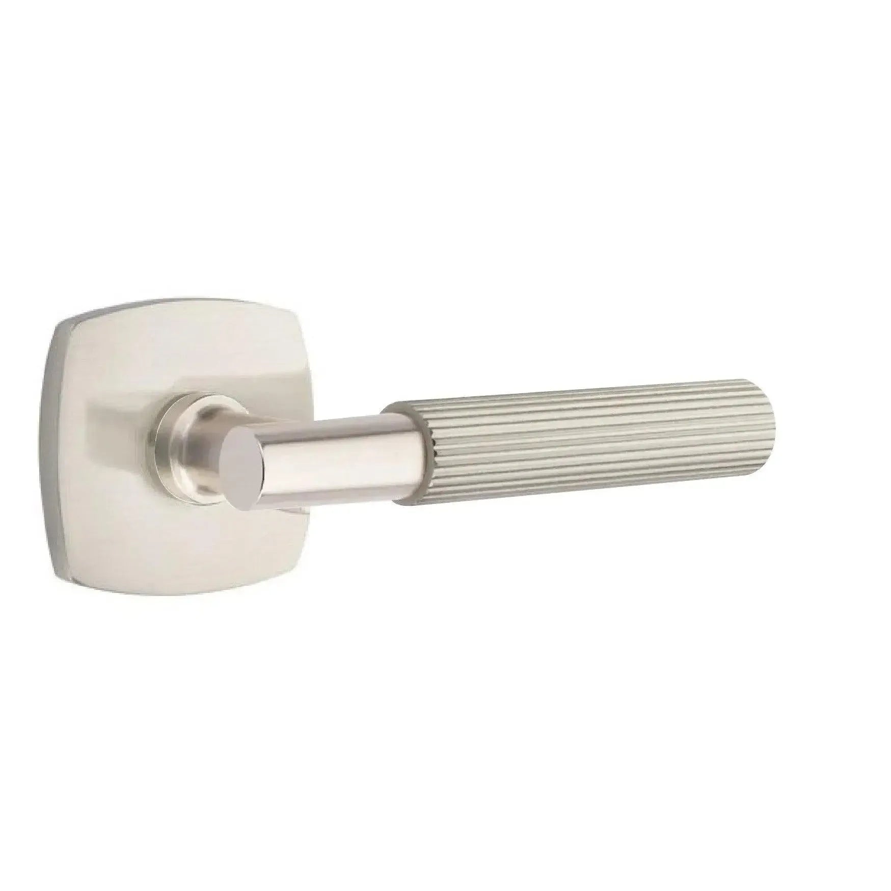 EmtekEmtek Select T-Bar Straight Knurled Lever with Urban Modern Rosette in 