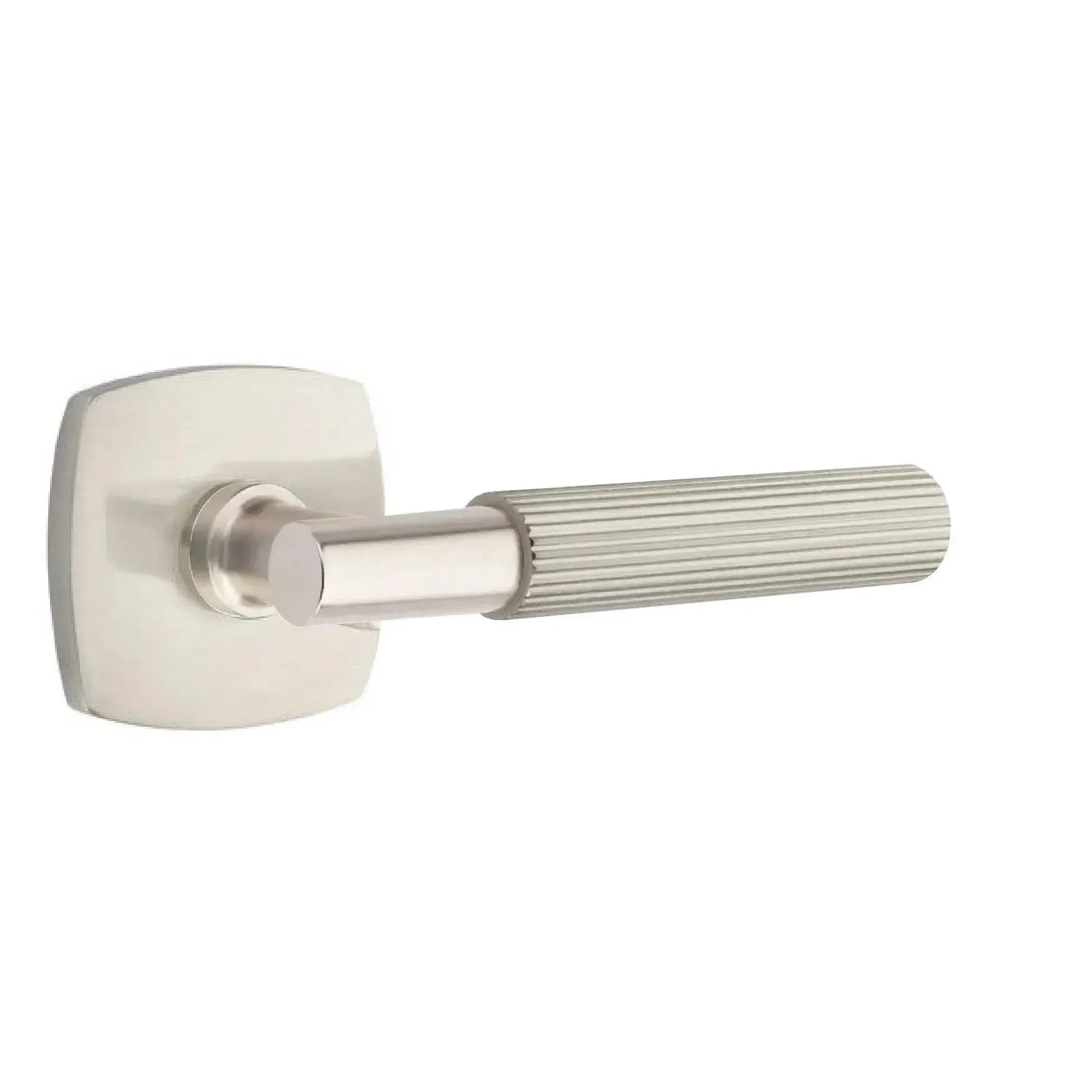 EmtekEmtek Select T-Bar Straight Knurled Lever with Urban Modern Rosette in 