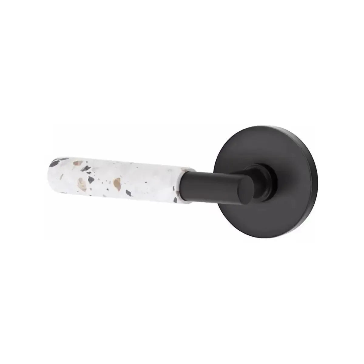 EmtekEmtek Select T-Bar Terrazzo Lever with Disk Rosette in 