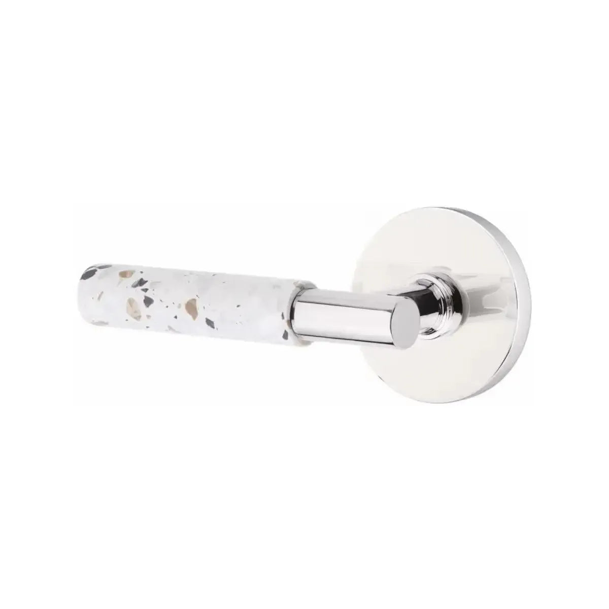 EmtekEmtek Select T-Bar Terrazzo Lever with Disk Rosette in 