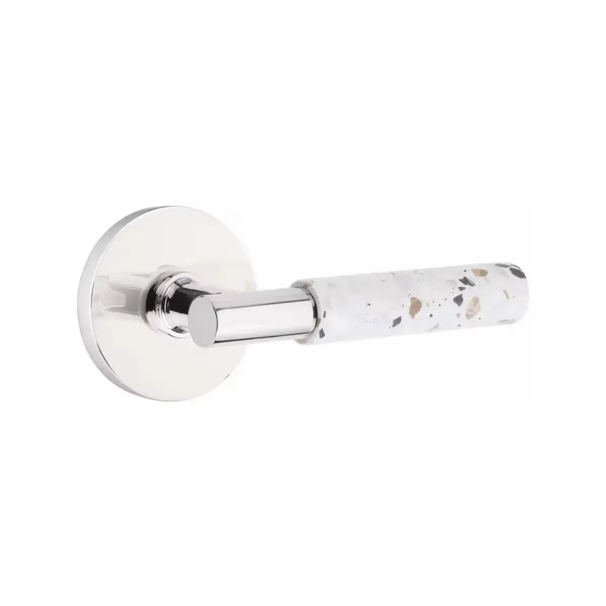 EmtekEmtek Select T-Bar Terrazzo Lever with Disk Rosette in 