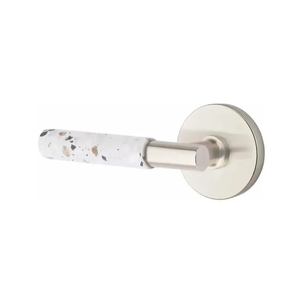 EmtekEmtek Select T-Bar Terrazzo Lever with Disk Rosette in 