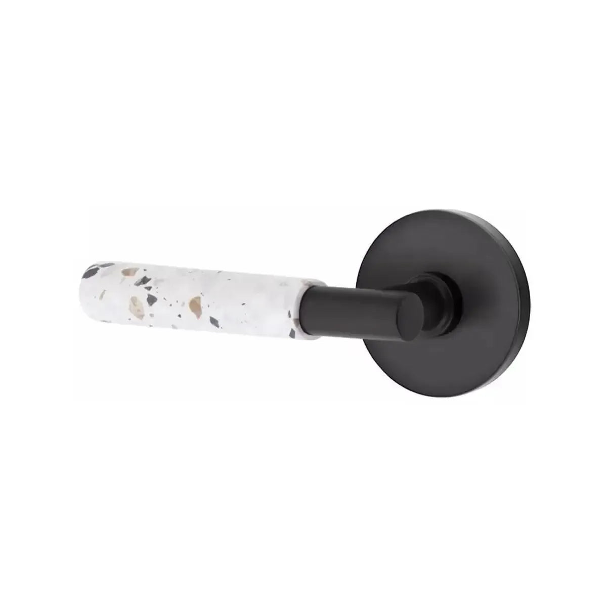 EmtekEmtek Select T-Bar Terrazzo Lever with Disk Rosette in 