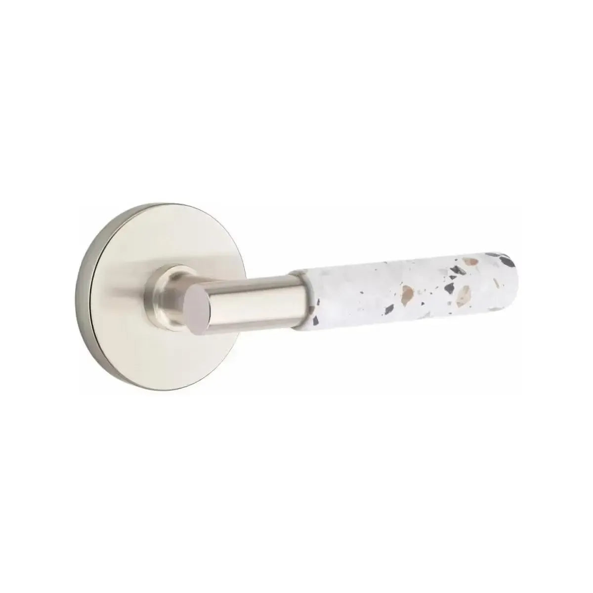 EmtekEmtek Select T-Bar Terrazzo Lever with Disk Rosette in 