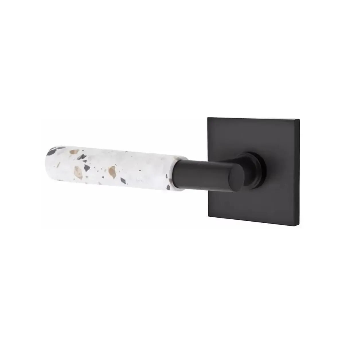 EmtekEmtek Select T-Bar Terrazzo Lever with Square Rosette in 
