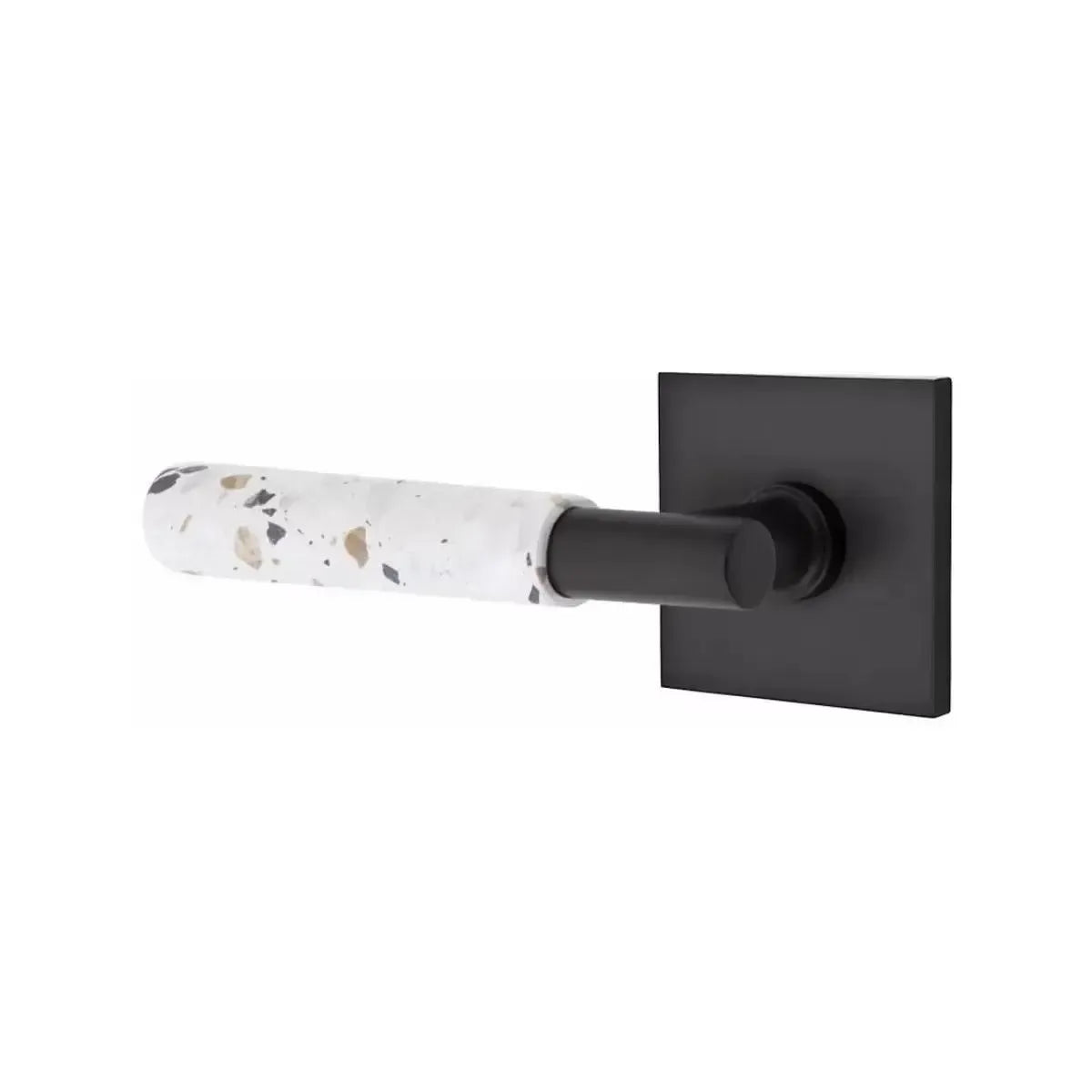 EmtekEmtek Select T-Bar Terrazzo Lever with Square Rosette in 