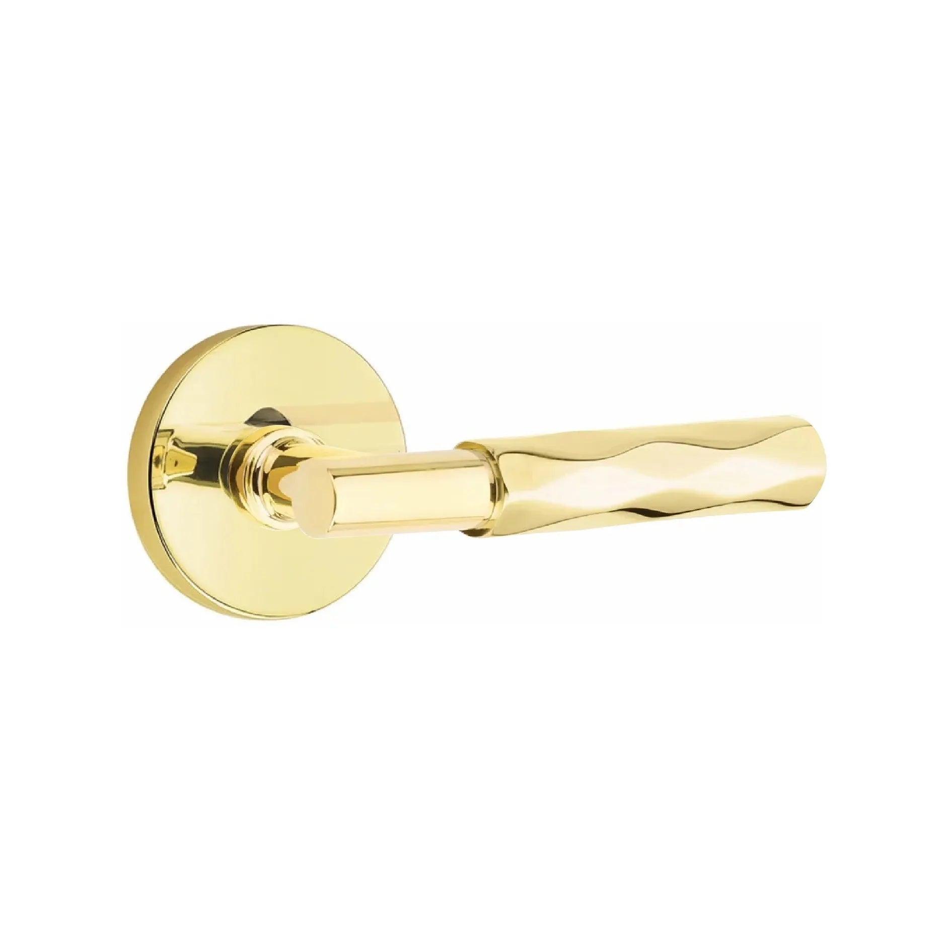 Emtek Select T-Bar Tribeca Lever with Disk Rosette 