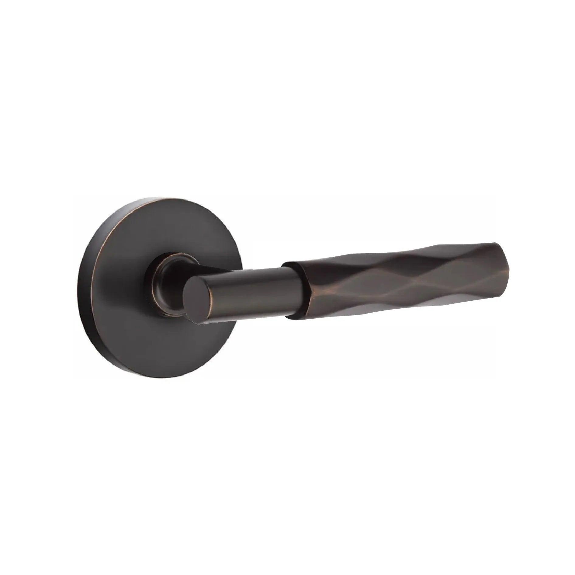Emtek Select T-Bar Tribeca Lever with Disk Rosette 