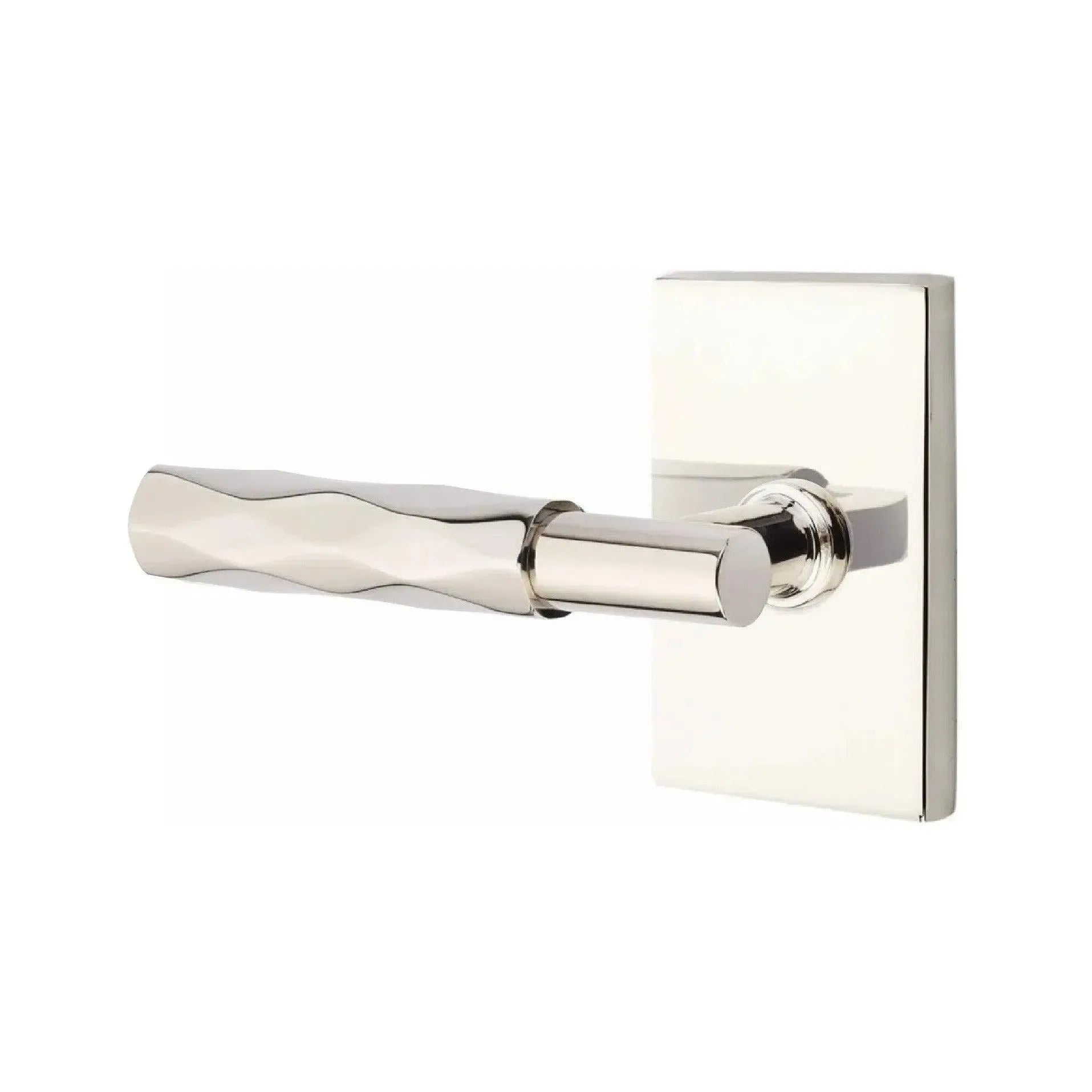 EmtekEmtek Select T-Bar Tribeca Lever with Modern Rectangular Rosette in 