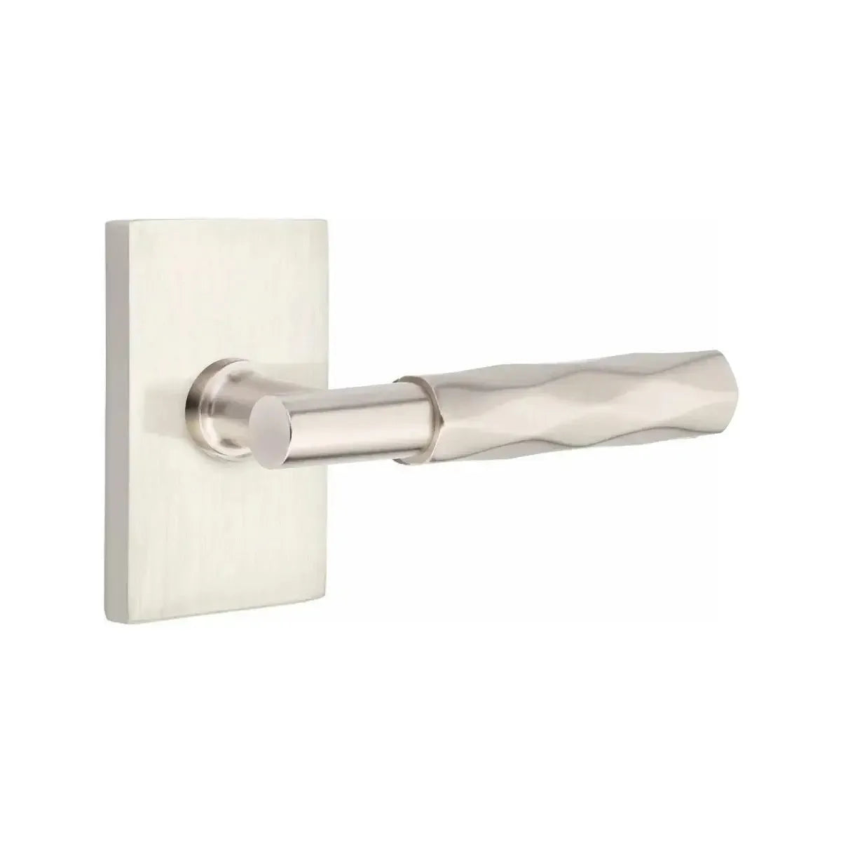 EmtekEmtek Select T-Bar Tribeca Lever with Modern Rectangular Rosette in 