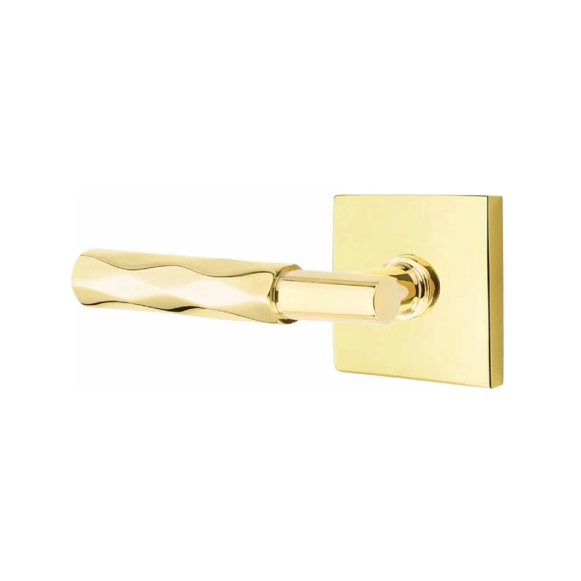 Emtek Select T-Bar Tribeca Lever with Square Rosette 
