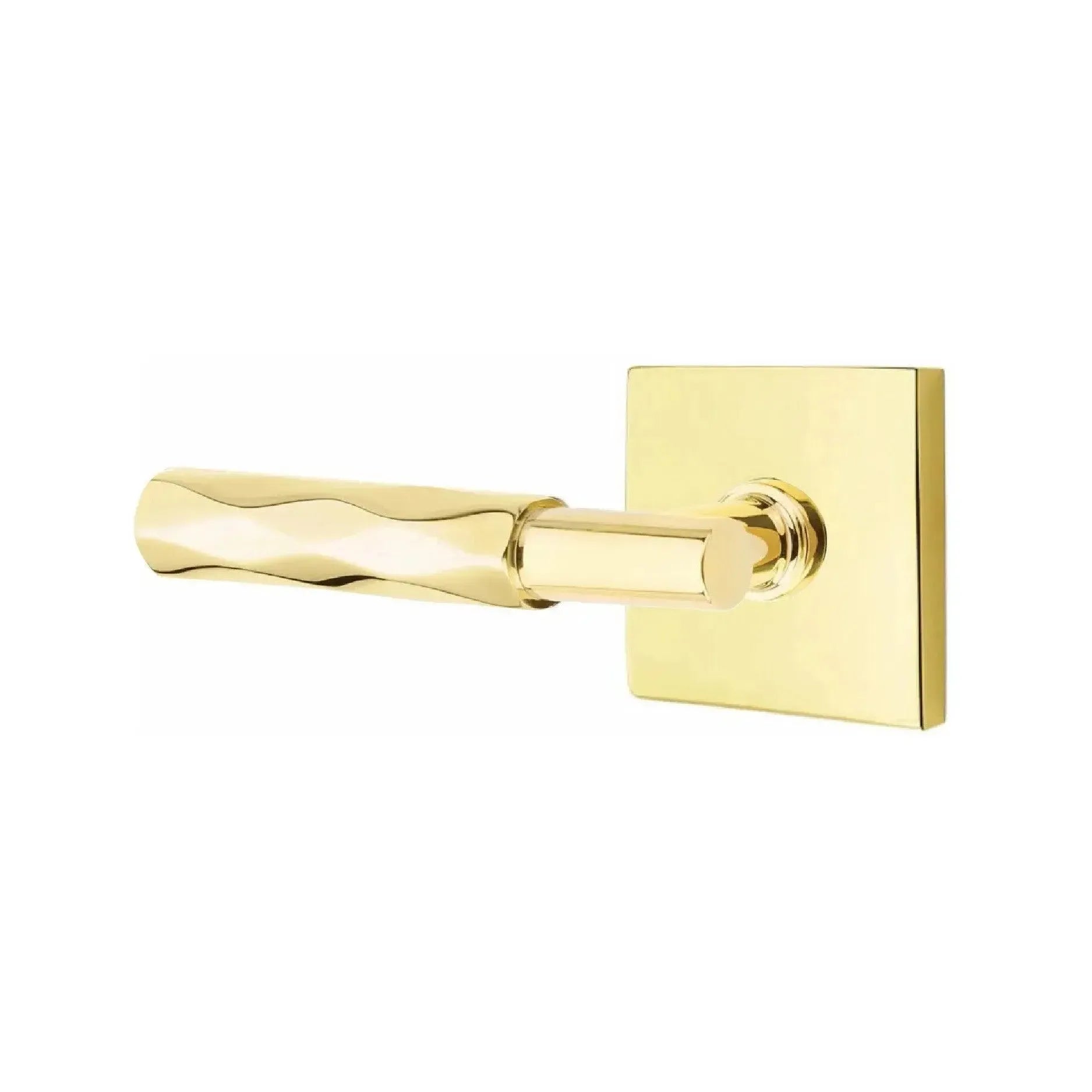 EmtekEmtek Select T-Bar Tribeca Lever with Square Rosette in 