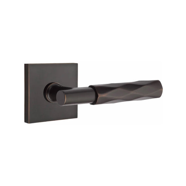 Emtek Select T-Bar Tribeca Lever with Square Rosette in finish