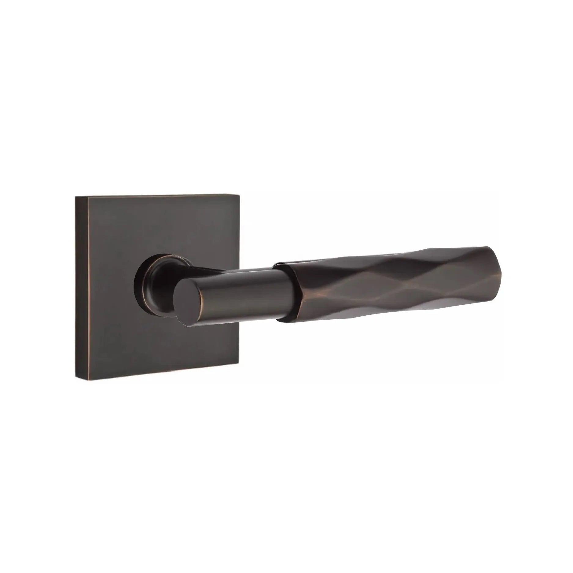 Emtek Select T-Bar Tribeca Lever with Square Rosette 
