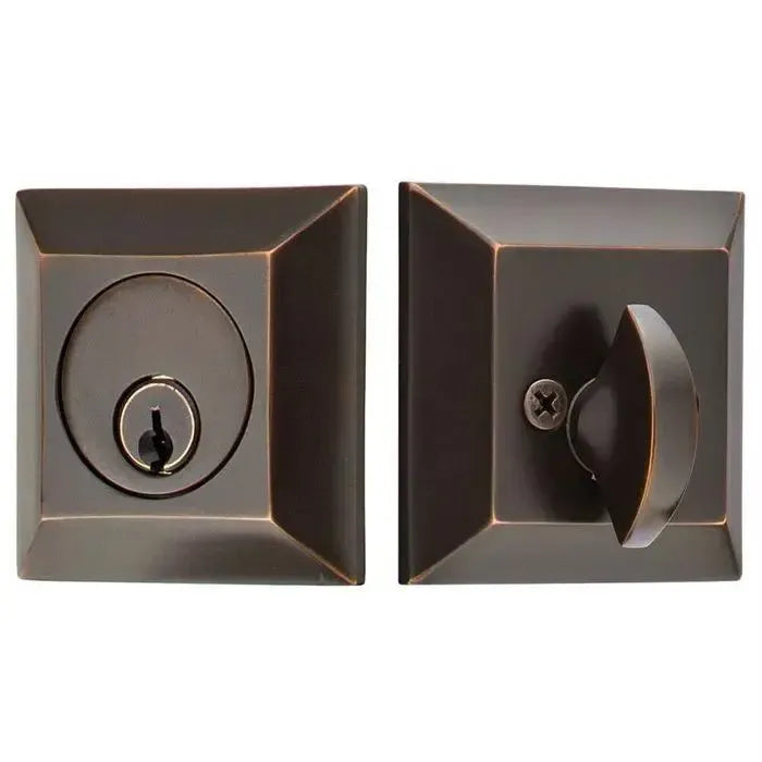 EmtekEmtek Single Cylinder Quincy Keyed Deadbolt in 