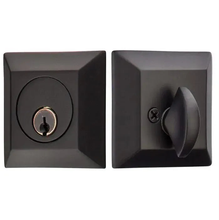 EmtekEmtek Single Cylinder Quincy Keyed Deadbolt in 