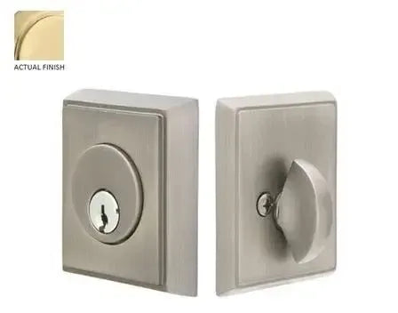 EmtekEmtek Single Cylinder Rectangular Keyed Deadbolt in 