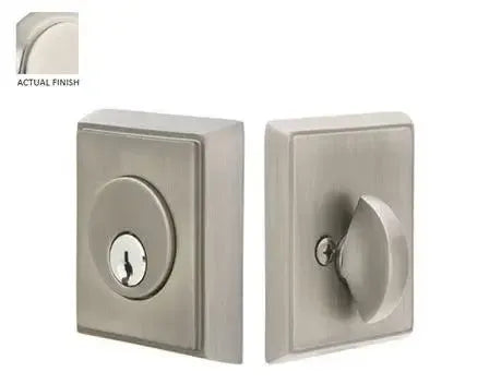EmtekEmtek Single Cylinder Rectangular Keyed Deadbolt in 